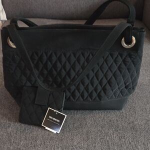 Vera Bradley Black Quilted Tote